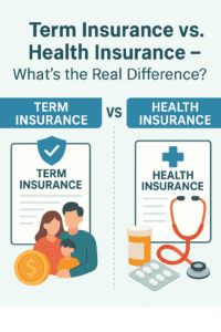 term insurance vs health insurance
